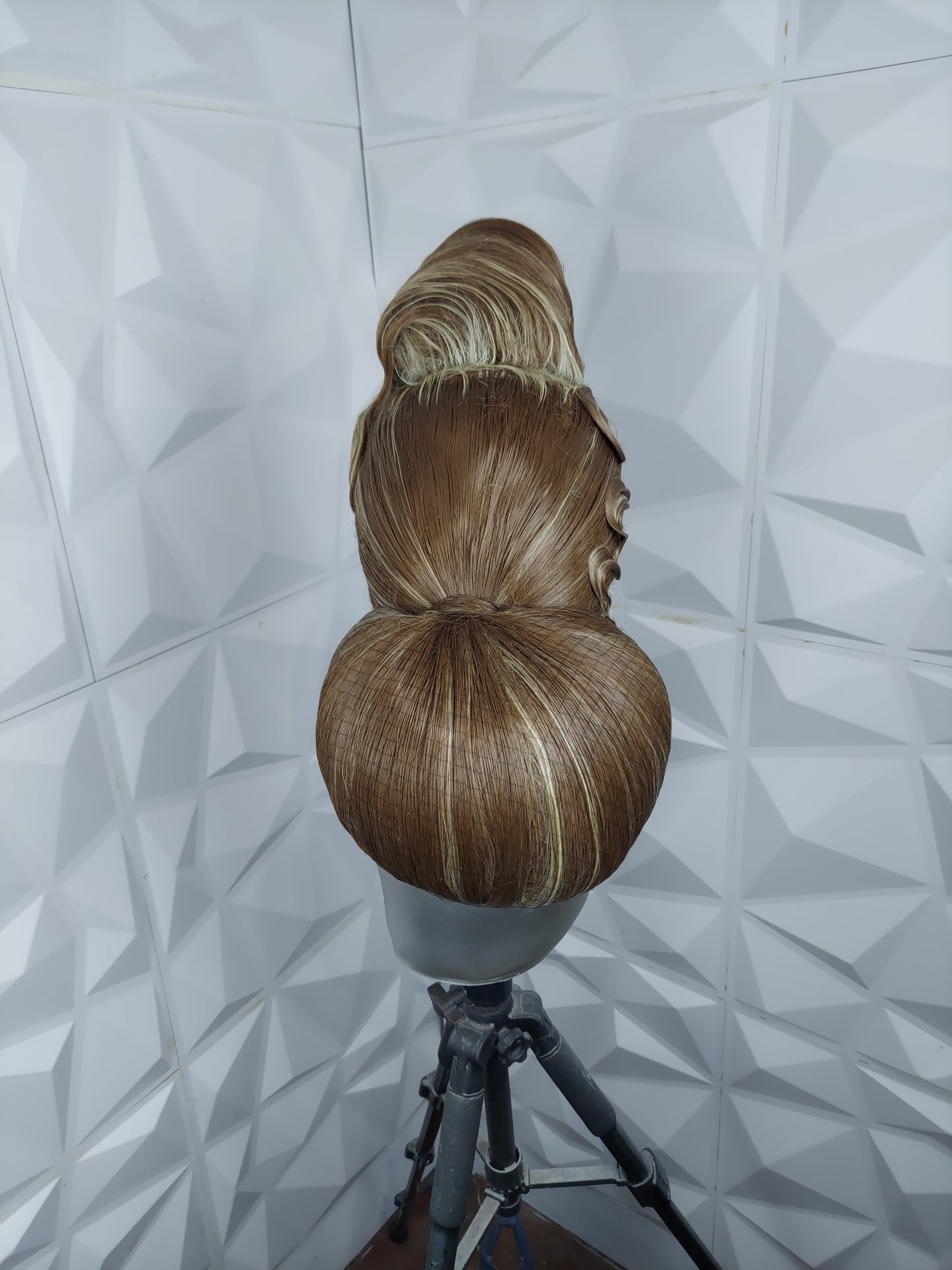 Blonde Chignon Bun