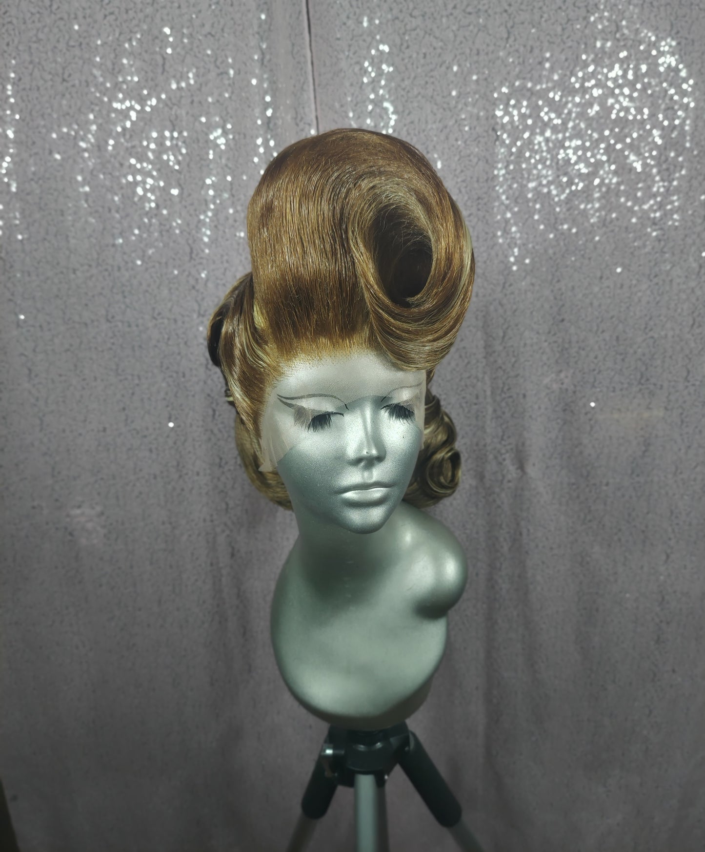 Blonde side Bun