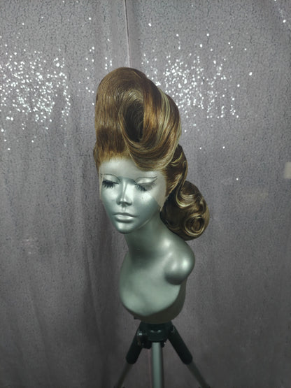 Blonde side Bun
