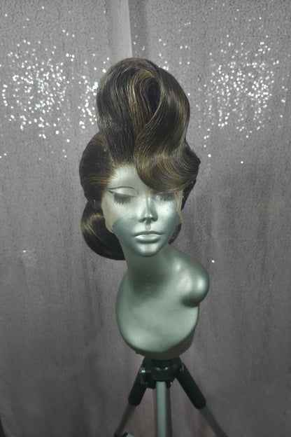 Brown Pageant Bun