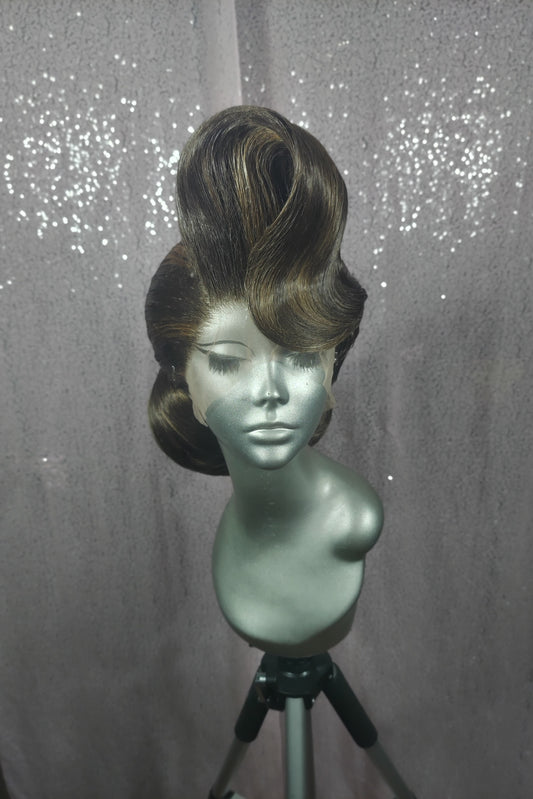 Brown Pageant Bun
