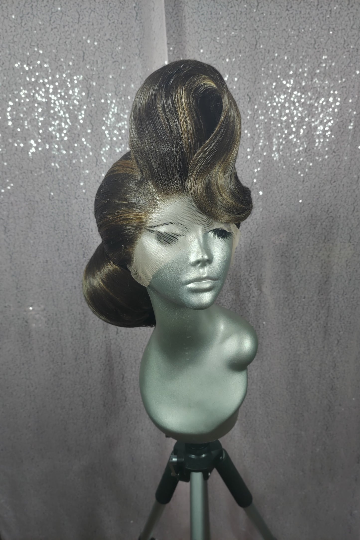 Brown Pageant Bun