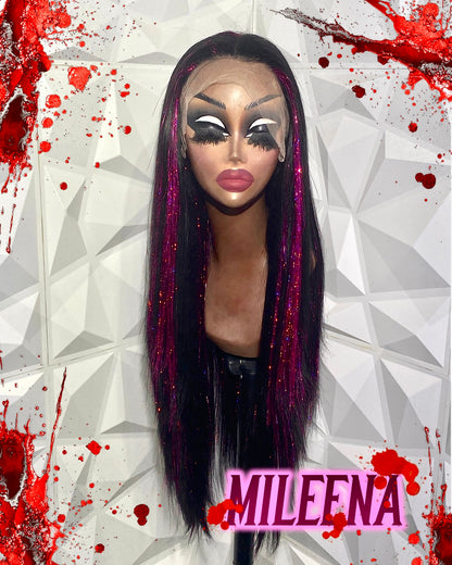 Mileena (Chunky tinsel wig)