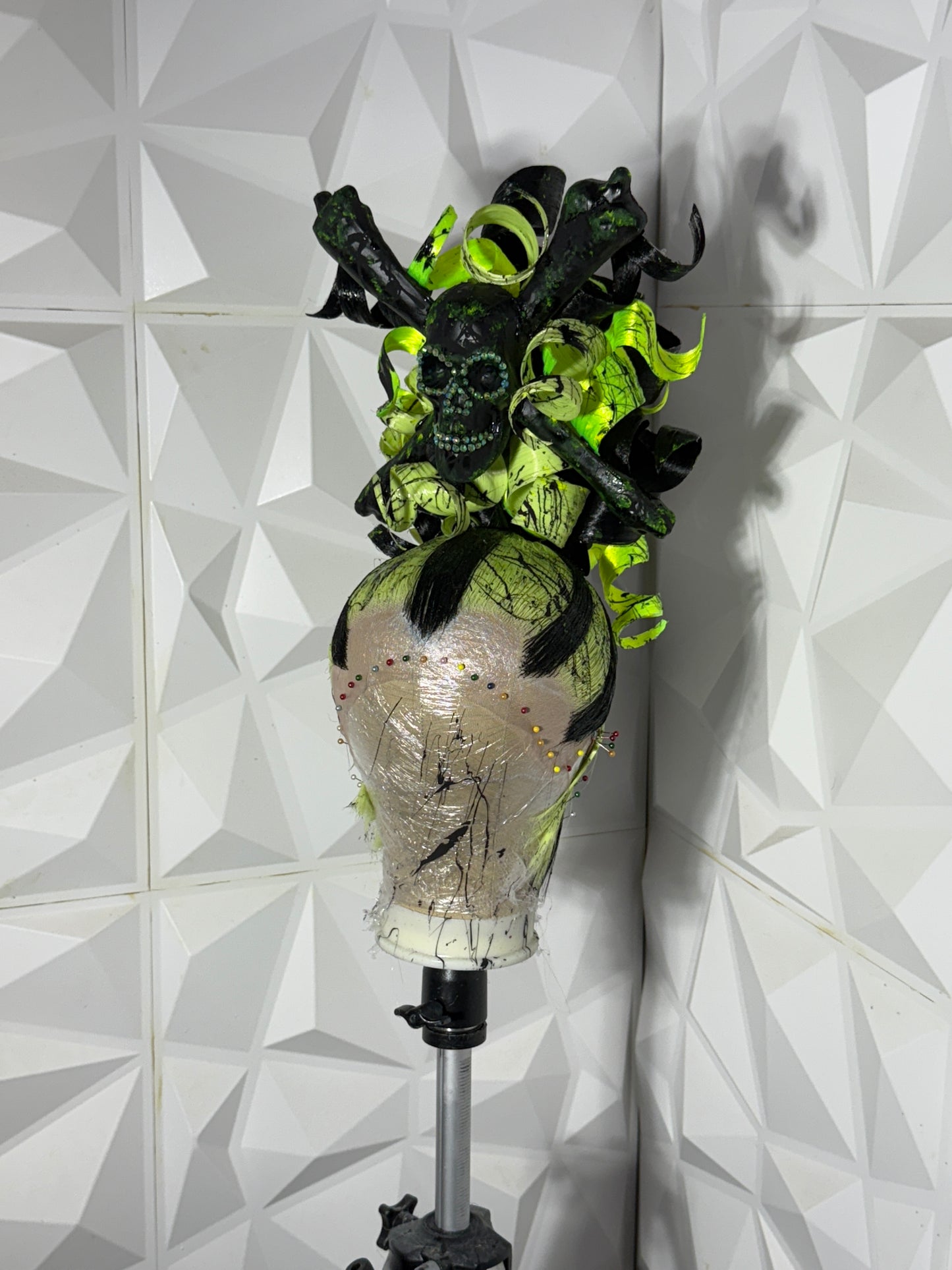 TOXIC! BLACKLIGHT THEMED WIG