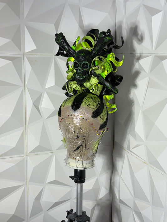 TOXIC! BLACKLIGHT THEMED WIG