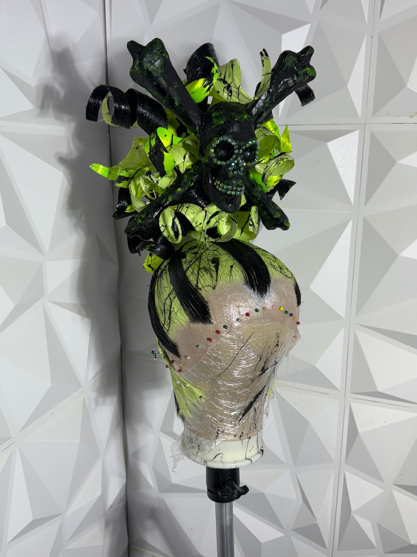 TOXIC! BLACKLIGHT THEMED WIG