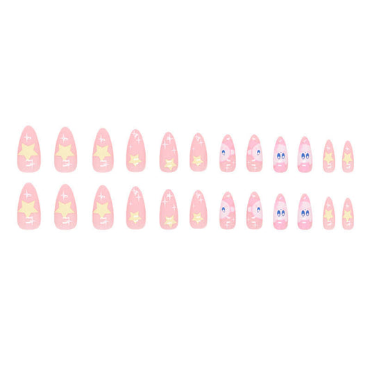 Kirby Kawaii Nails