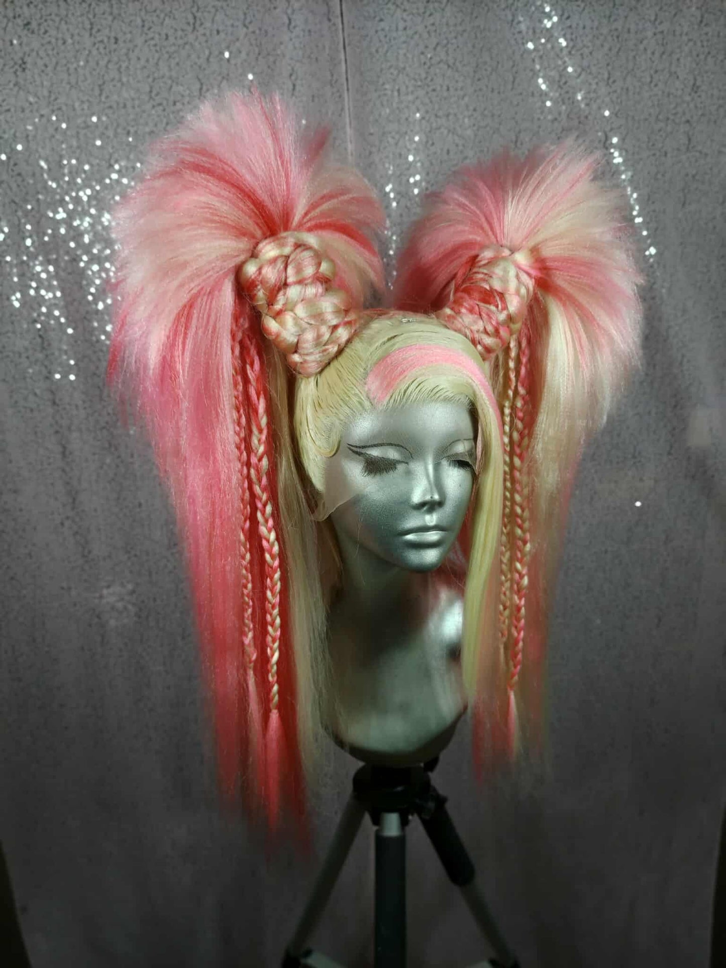 Pink Y2K Pigtails